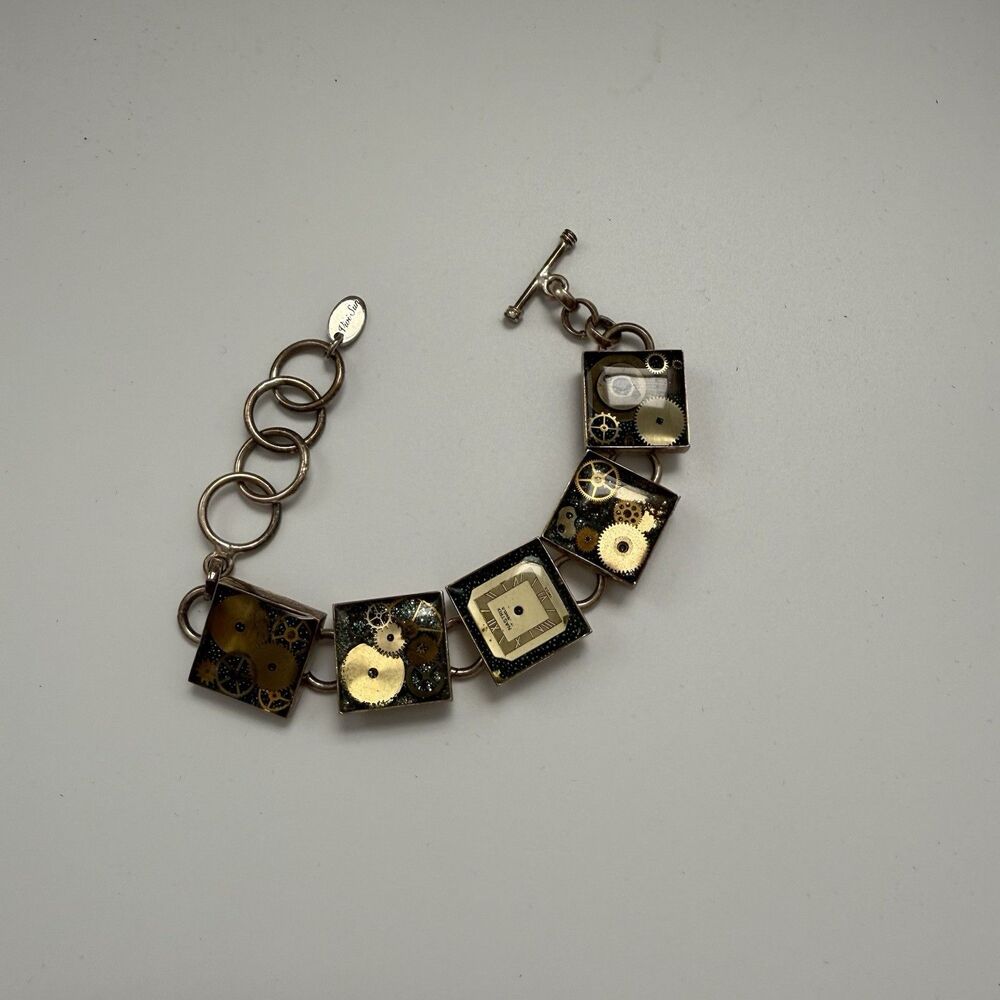 upcycled bracelet Steampunk Unique